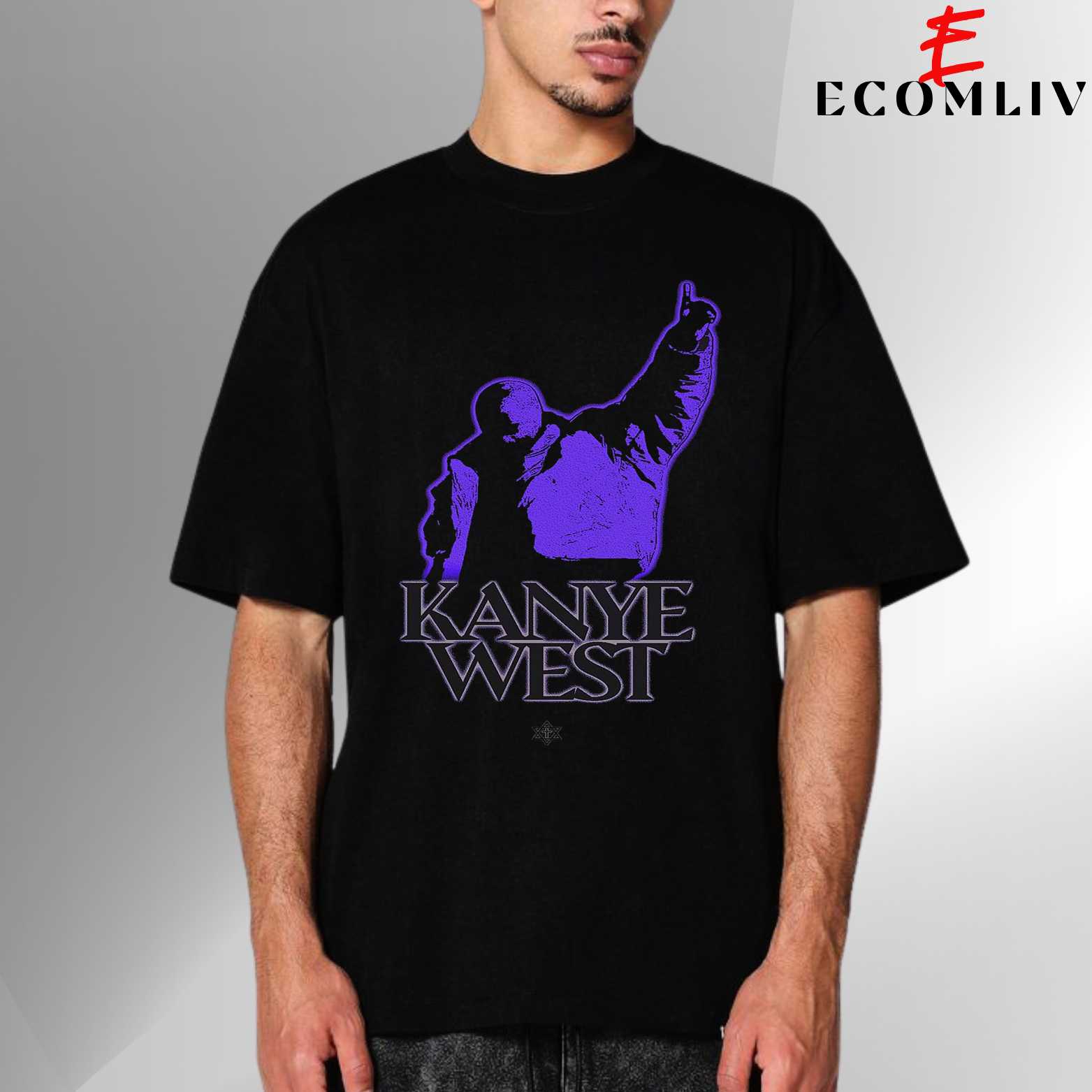 Kanye West T-Shirt, Unisex Retro Streetwear Shirt